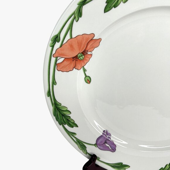 Villeroy & Boch Amapola 12.5" Porcelain Dinner Plate Floral Germany - Picture 3 of 7